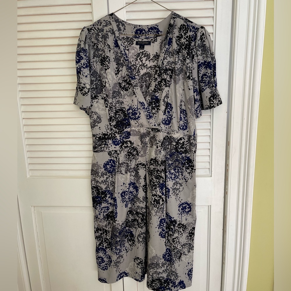 Banana republic cap sleeve dress size 14